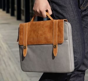 Shock-Resistant PU-Leather Laptop Bag Electronics Shop Online at Dubai Offers