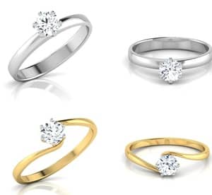 Solitaire Diamond Ring from AED 17,629 (Up to 12% Off) Fashion & Jewelry Shop Online at Dubai Offers