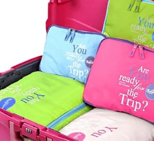 Up to 20 Travel Luggage Organisers from AED 59 in Choice of Colour Furniture's & Decor Shop Online at Dubai Offers