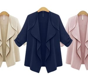 Up to Three Women’s Lightweight Waterfall Jackets from AED 79 (Up to 55% Off) Clothing Shop Online at Dubai Offers