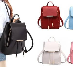 Women’s Faux Leather Backpack from AED 89 Furniture's & Decor Shop Online at Dubai Offers