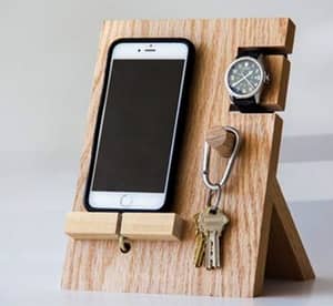 Wooden Valet Docking Station from AED 139 Electronics Shop Online at Dubai Offers