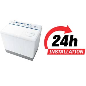 Hitachi 14kg Semi Automatic Washing Machine, White Appliances Shop Online at Dubai Offers