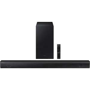 Samsung 2.1Ch Wireless Soundbar with Dolby Audio/DTS Virtual:X In Built Subwoofer Bluetooth Connectivity HW-B550/ZN Home Theater Shop Online at Dubai Offers