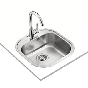 TEKA Inset stainless steel sink One bowl Men's Shop Online at Dubai Offers