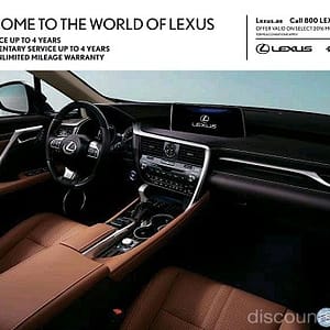 0% Finance Up to 4 Years on Selected 2016 Lexus Models (till 30th Sept, 2016) Miscellaneous Shop Online at Dubai Offers