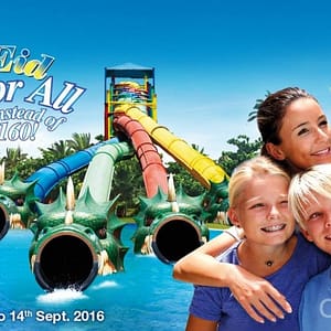 100AED FOR ALL! – Dreamland Aqua Park Eid Special Promo Hotel Stay Shop Online at Dubai Offers