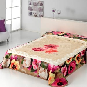 Floral Design Blankets AGB31 from MORA Spain 600AED Furniture's & Decor Shop Online at Dubai Offers