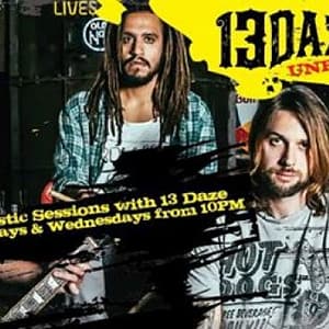 13 Daze Unplugged (Wednesday 24th August 2016) Event & Shows Tickets Shop Online at Dubai Offers