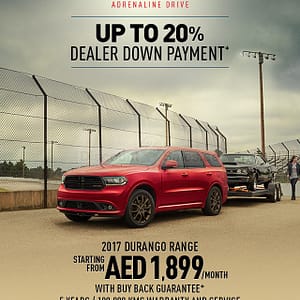 2017 Dodge range starting from AED 1,899 per month along with Buy Back Guarantee Dodge Shop Online at Dubai Offers