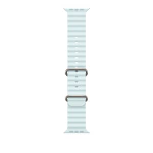 49mm Ice Blue Ocean Band – Natural Titanium Finish 49 mm Shop Online at Dubai Offers