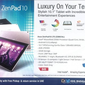 ASUS ZenPad 10 GITEX Offer Electronics Shop Online at Dubai Offers