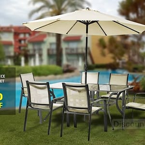 Aluminum 8 piece Venice Dining Set 25% OFF Furniture's & Decor Shop Online at Dubai Offers