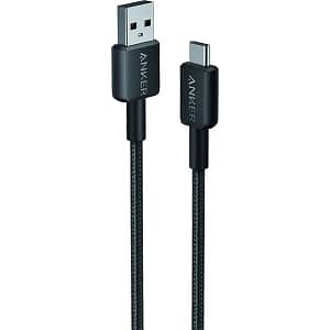 Anker 322 USB-A to USB-C Cable (3ft Braided) Black Accessories Shop Online at Dubai Offers