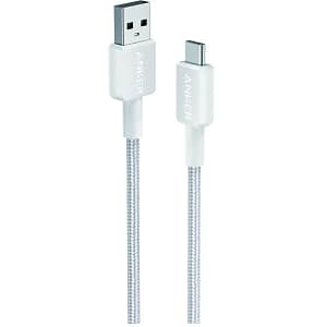 Anker 322 USB-A to USB-C Cable (3ft Braided) White Accessories Shop Online at Dubai Offers