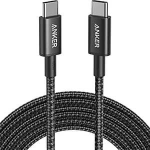 Anker 322 USB-C to USB-C Cable 6ft Braided Black Accessories Shop Online at Dubai Offers