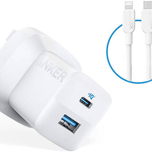 Anker 323 Charger (33W) With 3ft c-l bundle White Accessories Shop Online at Dubai Offers