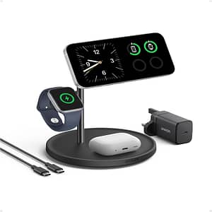 Anker MagGo Wireless Charging Station 15W, Foldable 3-in-1 With C to C cable and 40W USB C char Accessories Shop Online at Dubai Offers