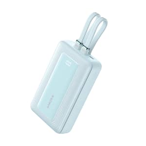 Anker Power Bank (20K,30W, Built-In USB-C+Lightning Cable) Blue Accessories Shop Online at Dubai Offers