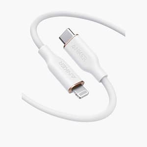 Anker PowerLine III Flow USB-C to Lightning Cable (3ft/0.9m) – Cloud White Accessories Shop Online at Dubai Offers