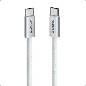 Anker USB-C to USB-C Cable (1m, 240W) White 1 USB-C to USB-C Cable (1m, 240W) Accessories Shop Online at Dubai Offers