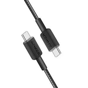 Anker USB-C to USB-C Cable (3 ft,240W, braided) Black Accessories Shop Online at Dubai Offers