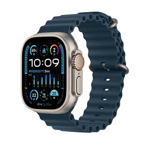 Apple Watch Ultra 2 GPS + Cellular, 49mm Titanium Case with Blue Ocean Band Apple Watch Shop Online at Dubai Offers