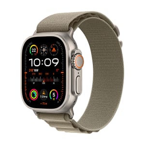 Apple Watch Ultra 2 GPS + Cellular, 49mm Titanium Case with Olive Alpine Loop – Medium Apple Watch Shop Online at Dubai Offers