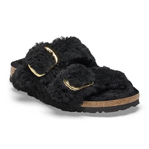 Arizona Big Buckle Shearling Black Gold Female Female Shop Online at Dubai Offers