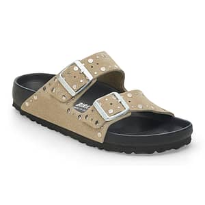 Arizona Rivet Suede Leather Taupe Female Female Shop Online at Dubai Offers