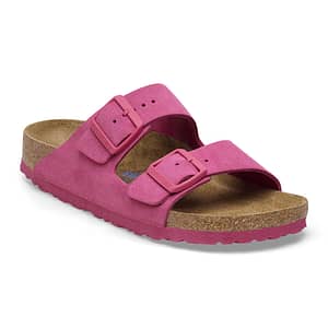 Arizona Soft Footbed Suede Leather Modern Suede Fuchsia Tulip Unisex Shoes Shop Online at Dubai Offers