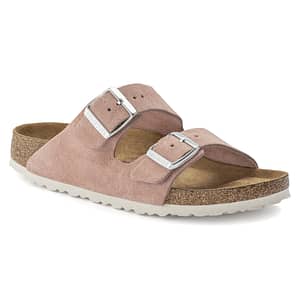 Arizona Soft Footbed Suede Leather Pink Clay Unisex Shoes Shop Online at Dubai Offers