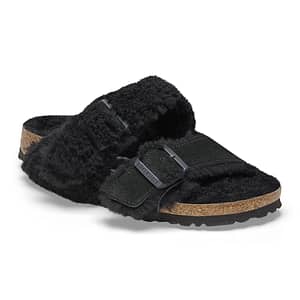 Arizona Teddy Split Suede Leather/Fur black Female Female Shop Online at Dubai Offers