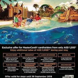 Atlantis The Palm MasterCard Promotion Leisure Activities Shop Online at Dubai Offers