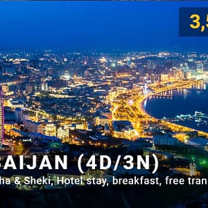 Azerbaijan (Baku Shemakha & Sheki) 3 Nights Tour Holiday Packages Shop Online at Dubai Offers