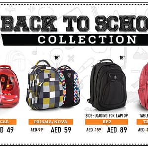 Back to School Bag collection (valid till 31st AUG, 2016) Children Shop Online at Dubai Offers