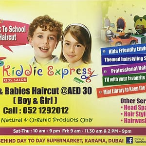 Back to School Haircut by Kiddie Express Kids Salon Babycare Products Shop Online at Dubai Offers