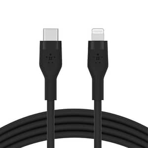 Belkin USB-C to Lightning Cable 3m, Black Mobiles & Tablets Shop Online at Dubai Offers