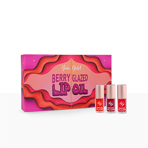 Berry Glazed Lip Oil Collection Set Noha Nabil Health & Beauty Shop Online at Dubai Offers