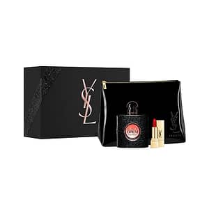 Black Opium + Mini Rouge Pur Couture lipstick + Leather Pouch Gift Set Black Opium + Mini Rouge Pur Couture lipstick + Leather Pouch Gift Set Shop Online at Dubai Offers