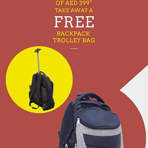 Bossini FREE* Backpack Trolley Bag @ Lamcy Plaza Clothing Shop Online at Dubai Offers 2