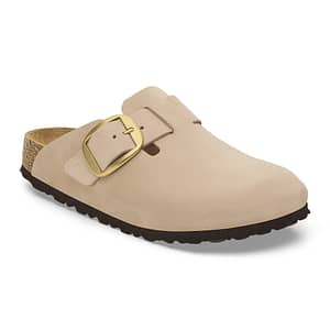 Boston Big Buckle Nubuk Leather Sandcastle Female Female Shop Online at Dubai Offers