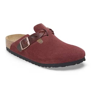 Boston Braided Suede Leather Zinfandel Female Female Shop Online at Dubai Offers