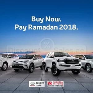 Buy Now and Start Paying Your Installments only in Ramadan 2018 at Al-Futtaim Group New Cars/SUVs Shop Online at Dubai Offers