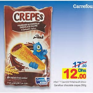 Carrefour Chocolate Crepes (valid till 20th AUG,2016) Al Ghurair Centre Shop Online at Dubai Offers