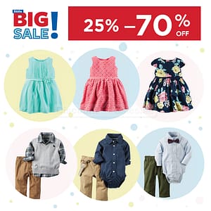 Carters Big Sale Up To 70% off Al Ghurair Centre Shop Online at Dubai Offers