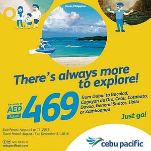 Cebu Pacific Air Special Fare Offers (until August 11 2016) Flight Tickets Shop Online at Dubai Offers 2