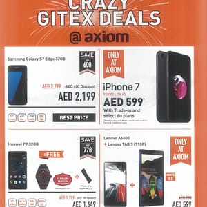 Crazy GITEX Deals @ Axiom Electronics Shop Online at Dubai Offers