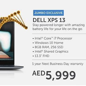 DELL XPS 13 Laptop (Exclusive Offer Start from 18 Aug 2016) City Centre Mirdif Shop Online at Dubai Offers