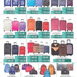 Deals on Luggage at KM TRADING Bags & Accessories Shop Online at Dubai Offers